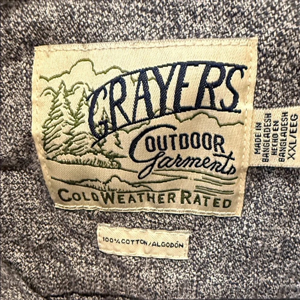 Grayers Gray Button-Front Shirt Jacket - Picture 2 of 2